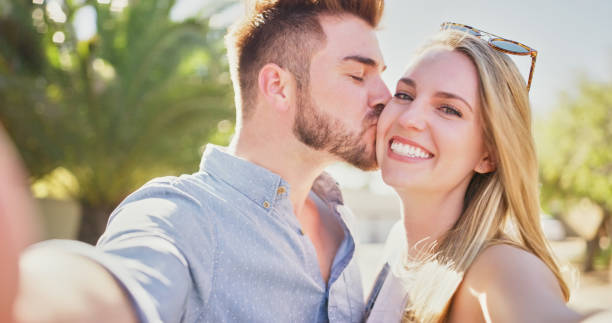 istock Kisses on the cheek for my ladybug 1149231355