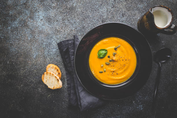 istock Vegetarian pumpkin soup 1149239839