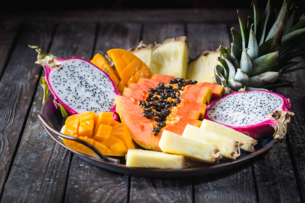 Assortment of Tropical Fruits