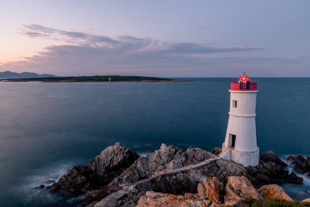 istock Capo Ferro Lighthouse in Porto Cervo in Sardinia 1149240079