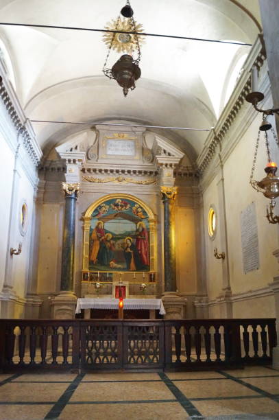 Interior of San Secondiano cathedral in Chiusi