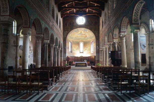 istock Interior of San Secondiano cathedral in Chiusi 1149245734
