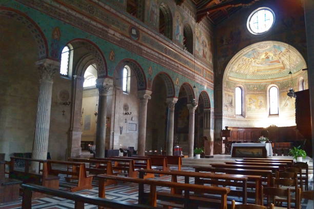 istock Interior of San Secondiano cathedral in Chiusi 1149245748