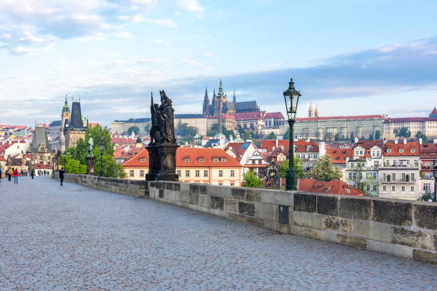 istock Charles Bridge with Prague Castle at background, Czech Republic 1149248266