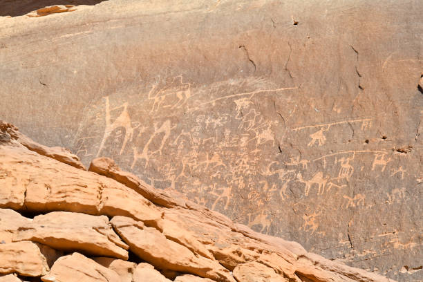 istock Jordan, rock gravinds in Wadi Rum 1149255358