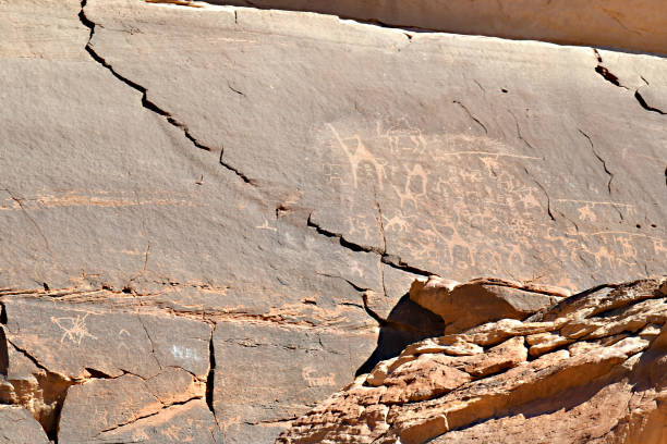 istock Jordan, rock gravinds in Wadi Rum 1149255461