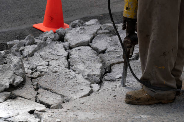 istock Man working with jackhammer on the road 1149258867