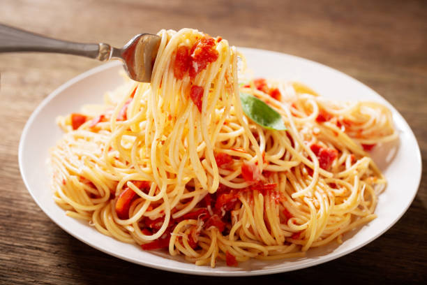 istock plate of pasta with tomato sauce 1149259722