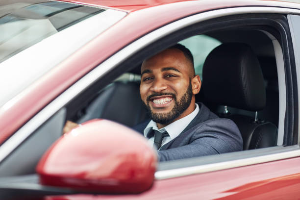 istock He looks good in his new ride 1149267323