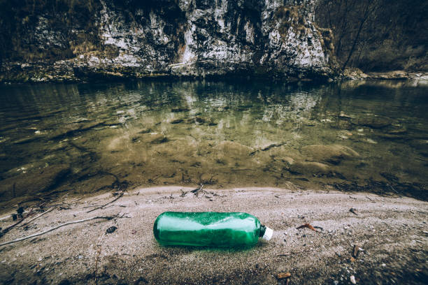 istock plastic  in the green valley - our planet and environment concept 1149268906