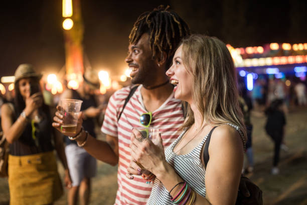 istock Couple at amusement park 1149269361