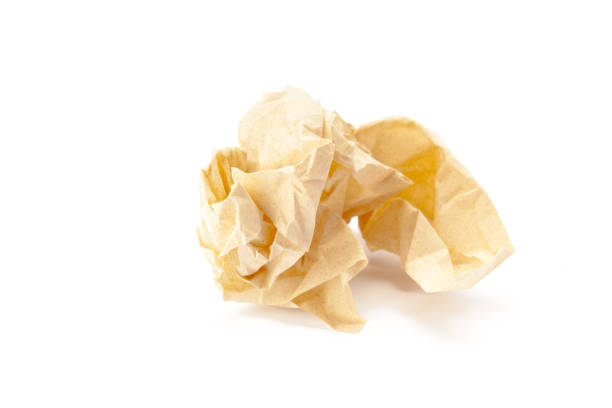 istock Recycled paper on white background 1149270937