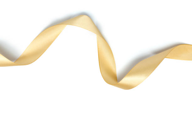 istock Golden ribbon collection isolated on white 1149271873