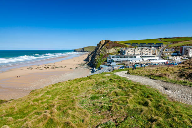 istock Watergate Bay near Newquay Cornwall England UK 1149275277