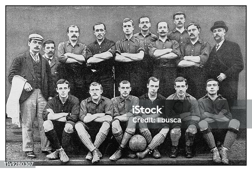 istock Antique photo: Football soccer team, Nottingham Forest 1149280307