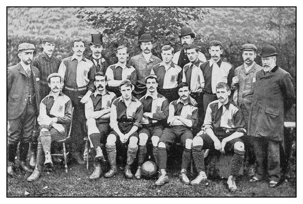 istock Antique photo: Football soccer team, Essex 1149280399
