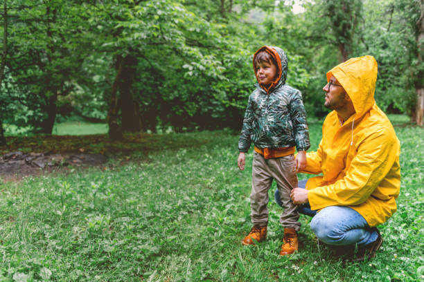 istock Father and son spending a day in the forest 1149283397