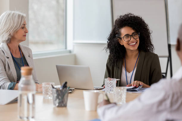 istock Smiling medical sales rep meets with doctors 1149286426
