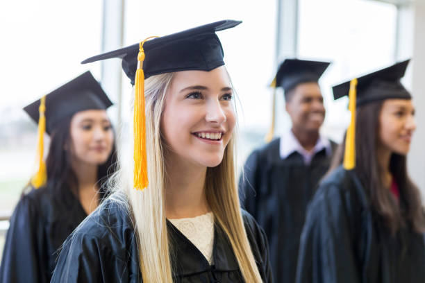 istock Diverse group of students wait for last photos 1149286947