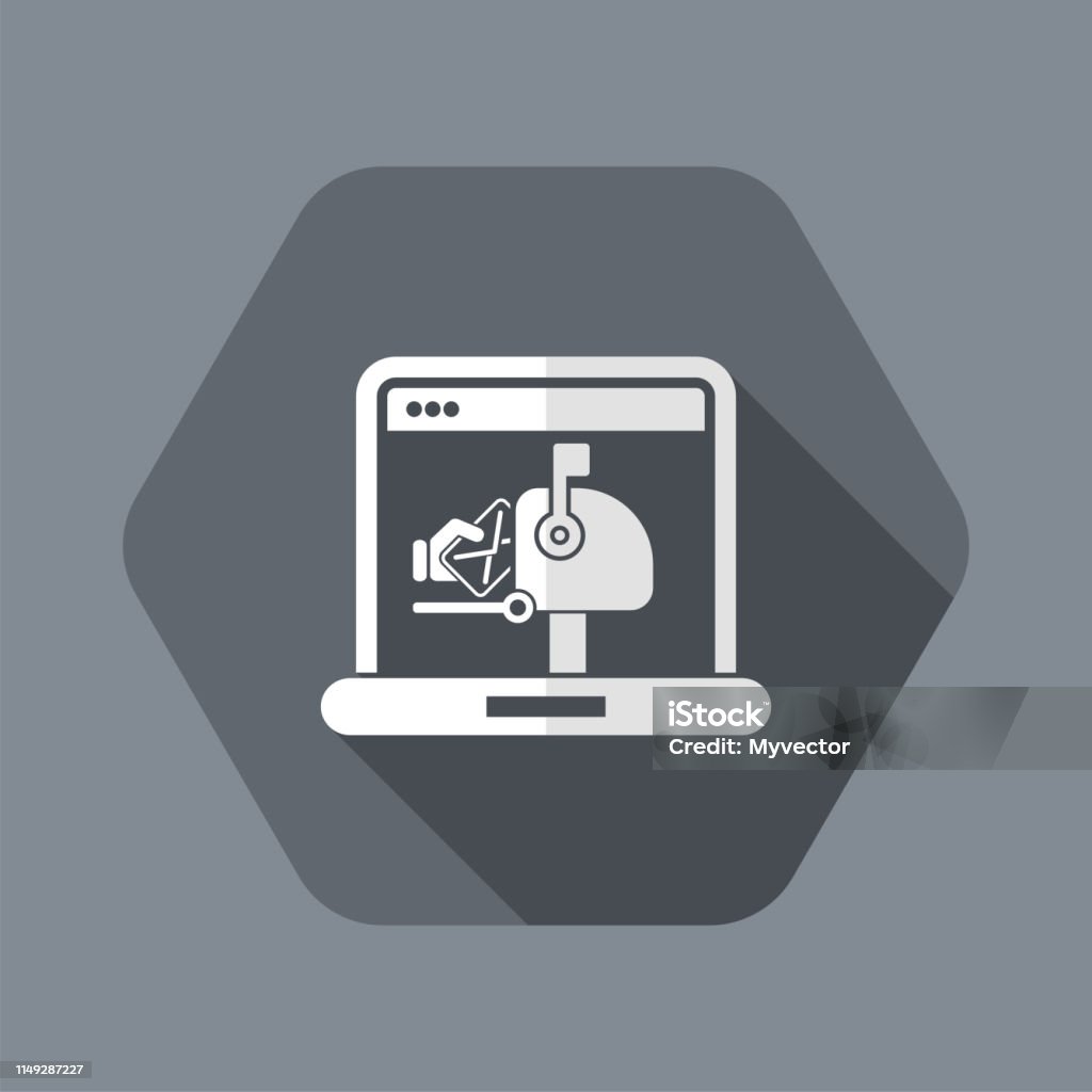 Mailbox Computer Icon Computer Mailbox Stock Illustration - Download Image Now ...