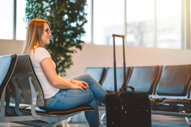 istock Young woman excited about her trip 1149293686