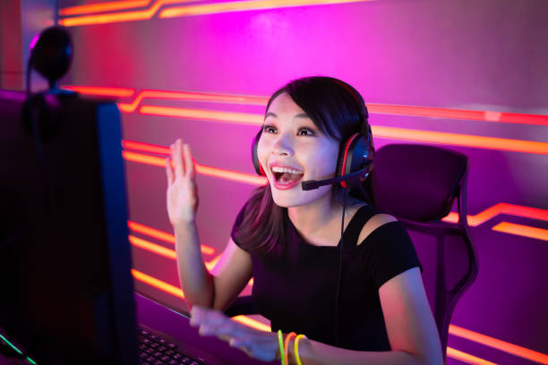 istock cybersport gamer have live stream 1149295055