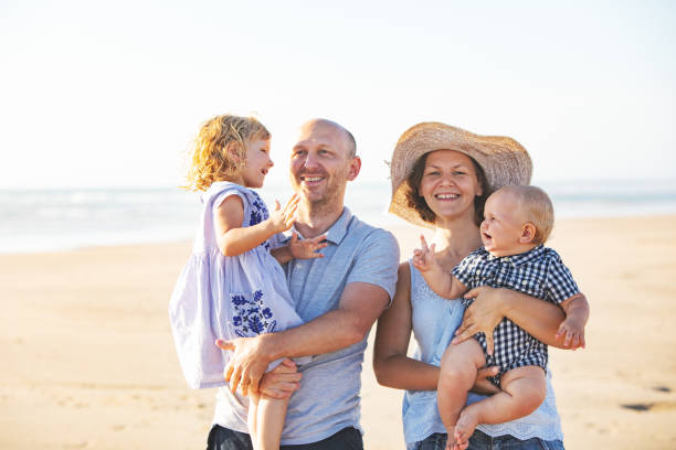 istock Family at the beach 1149299418