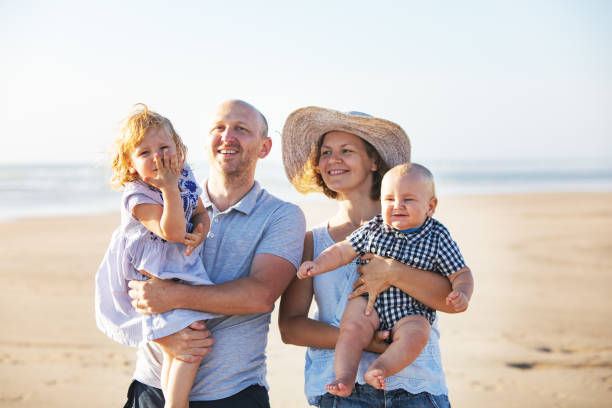 istock Family at the beach 1149299438