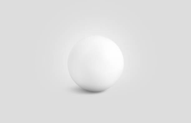 istock Blank white stress ball mockup front view isolated, 1149299747
