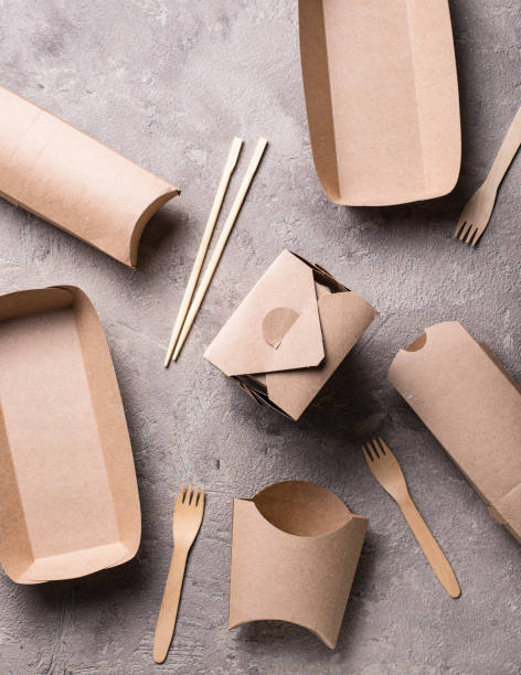 istock Eco friendly fast food containers 1149303290