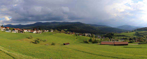 istock Panoramic image of Lam, Bavarian forest, Germany 1149304127