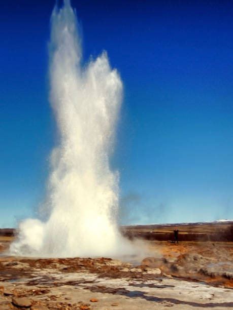 Strokkur Geysir, Erupting, Iceland
