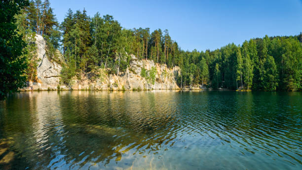 istock Adrspach Rock Town, the old flooded quarry. 1149311241