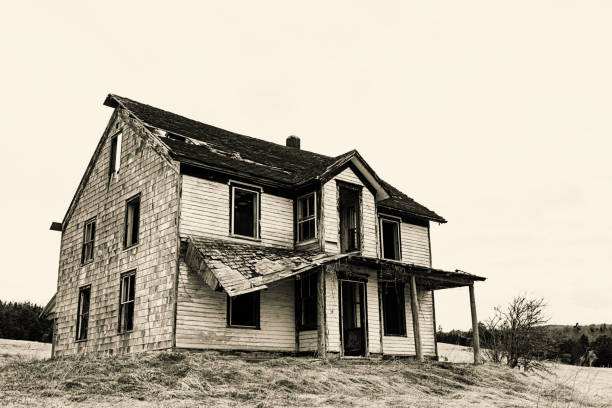 An abandoned farm house in rural Nova Scotia.