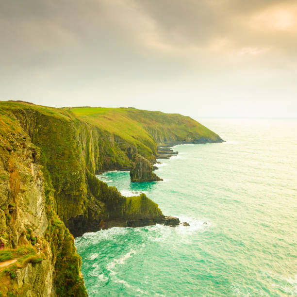 istock Irish landscape. Coastline atlantic ocean coast scenery. 1149322470