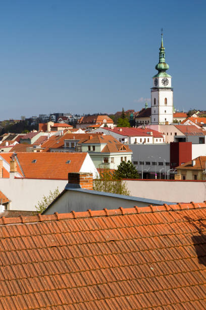 istock Old jewish quarter and basilica in Trebic 1149330545