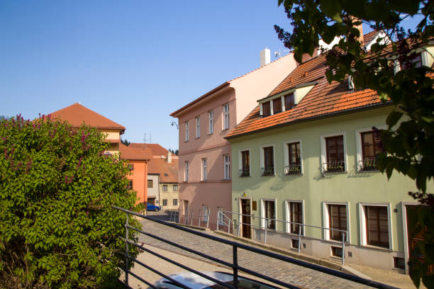 istock Old jewish quarter and basilica in Trebic 1149330829