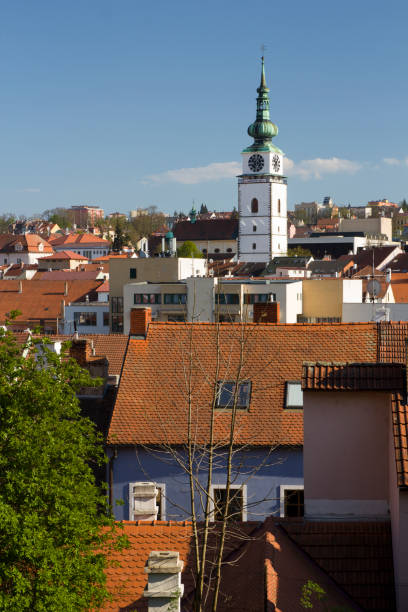 istock Old jewish quarter and basilica in Trebic 1149332964