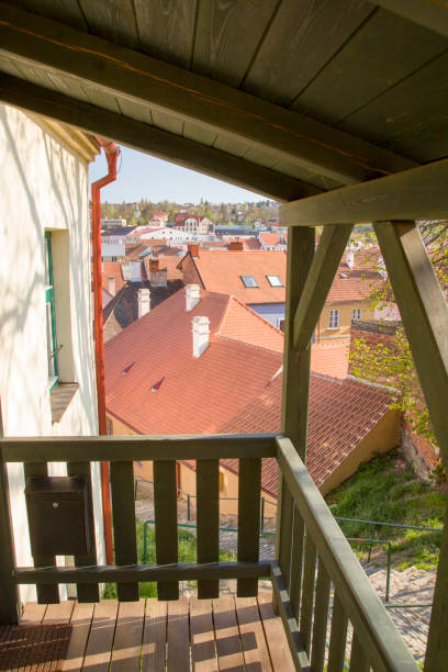 istock Old jewish quarter and basilica in Trebic 1149333090
