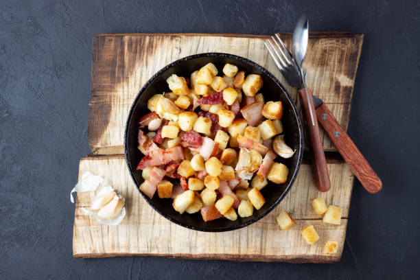 istock Traditional dish of Spanish cuisine - migos. 1149337905