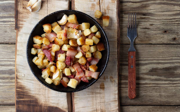 istock Traditional dish of Spanish cuisine - migos. 1149337987