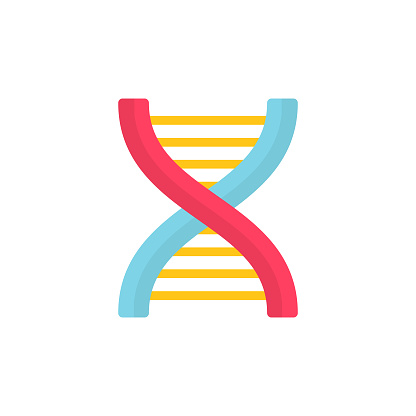 istock Dna Flat Icon. Pixel Perfect. For Mobile and Web. 1149346212