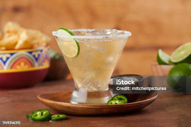 Margarita Stock Photo - Download Image Now - Margarita, Tequila - Drink, Jalapeno Pepper