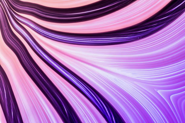 istock Futuristic abstract background of beautiful glowing neon colorful lines with gradient from pink to violet. 1149351708