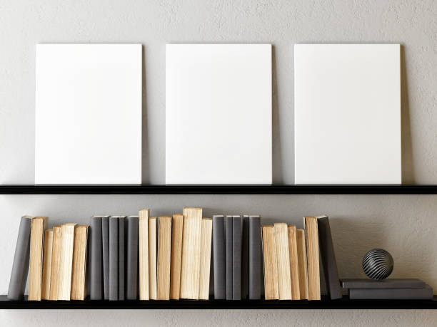 istock Mock up poster, Books with home decoration, 1149353579