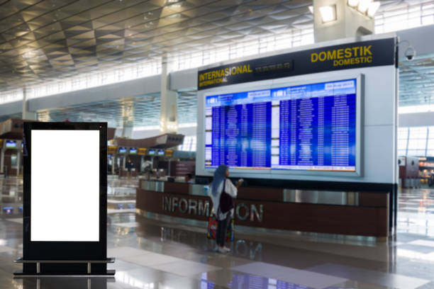 istock beautiful blank advertising billboard at airport 1149353930