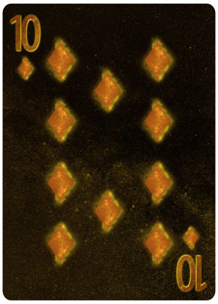 istock Ten of diamonds playing card Abstract Background 1149362873