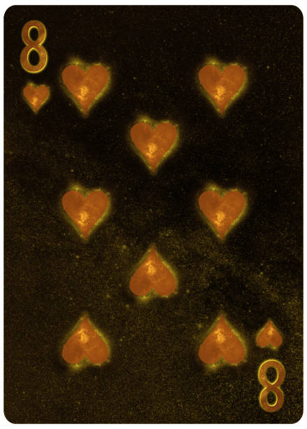 istock Eight of Hearts playing card Abstract Background 1149363698