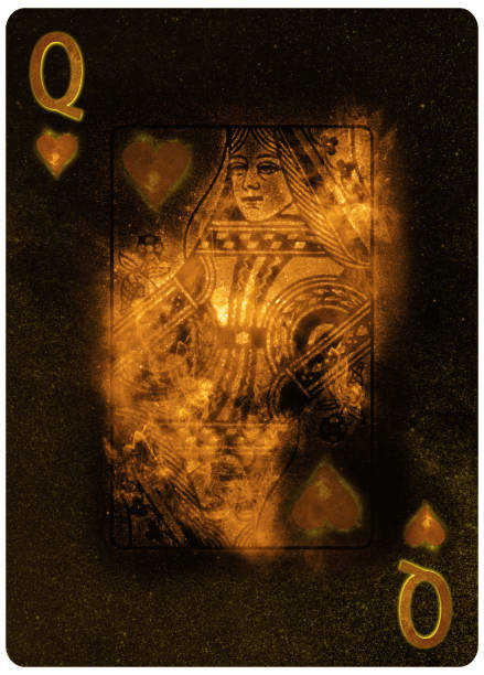 istock Queen of Hearts playing card Abstract Background 1149367013