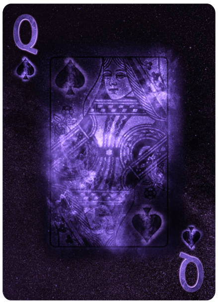 istock Queen of Spades playing card Abstract Background 1149368420